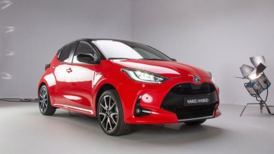 2020 Toyota Yaris Front Three Quarters Leaked Imag