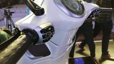 Bajaj Chetak Electric Scooter Unveiled Handlebar