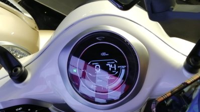 Bajaj Chetak Electric Scooter Unveiled Instrument