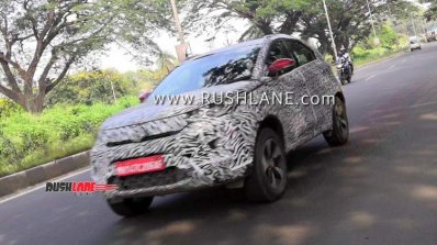 2020 Tata Nexon Spied Front Side Rear Headlight Le