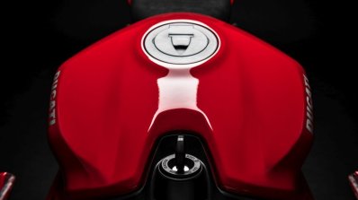 Ducati Panigale V2 Detail Shots Fuel Tank Top