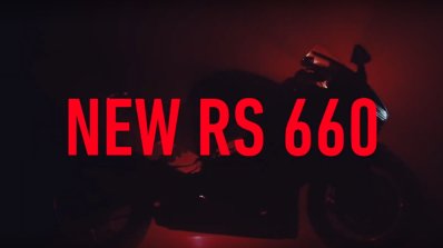 Aprilia Rs 660 New Teaser Brand Name
