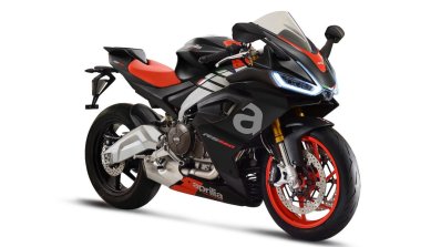 Aprilia Rs 660 Black And Red Right Front Quarter