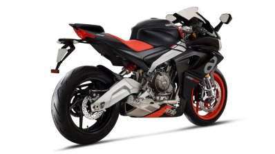 Aprilia Rs 660 Black And Red Right Rear Quarter