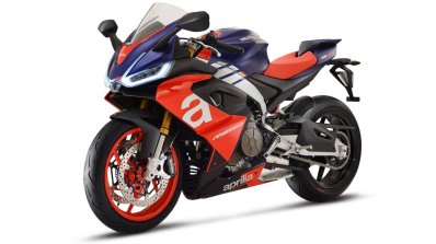 Aprilia Rs 660 Purple And Blue Left Front Quarter