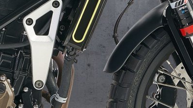 Husqvarna Svartpilen 401 Studio Shot Radiator Side