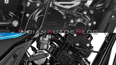 Hero Splendor Ismart New Top Vs Old Bottom Compari