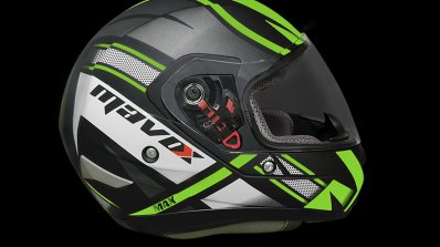 Mavox Fx Series Helmets Green Right Side