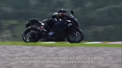 Kawasaki Electric Concept Action Shot Cornering