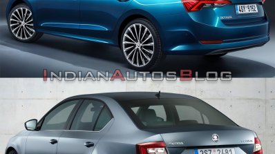 Skoda Octavia Old Vs New Rear Profile