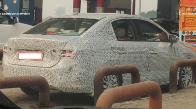 2020 Honda City Rear Three Quarter Test Prototype