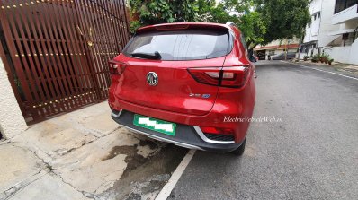 Indian Spec Mg Zs Ev Rear Spy Shot