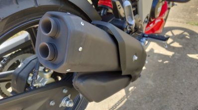 Bs Vi Tvs Apache Rtr 160 4v Details Exhaust Back