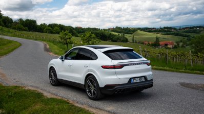 Porsche Cayenne Coupe Rear Three Quarters