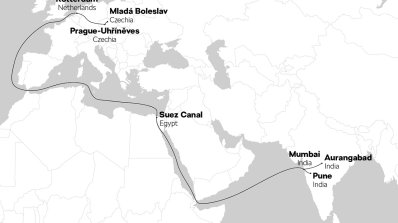 Skoda Octavia Shipment Journey From Czech Republic