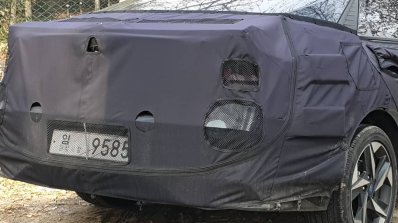 2020 Hyundai Elantra Spied Rear Fascia