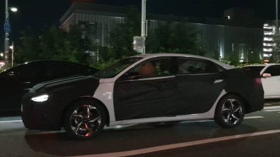 2020 Hyundai Elantra Spied Side Profile 2