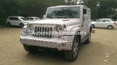 2020 Mahindra Thar Front Three Quarters Left Side