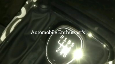 2020 Mahindra Thar Gearshift Lever Spy Shot