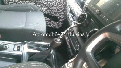 2020 Mahindra Thar Interior Spy Shot
