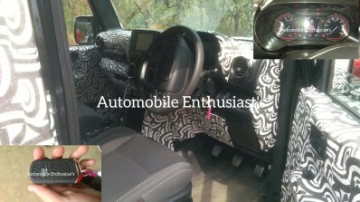 2020 Mahindra Thar Interior Spy Shot Featured Imag