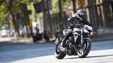 2020 Triumph Street Triple S Action Right Front Qu