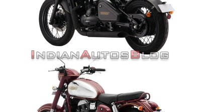 Jawa Perak Vs Jawa Classic Rear Three Quarter Left