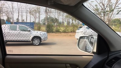 India Bound 2021 Toyota Fortuner Facelift Spied For The First Time