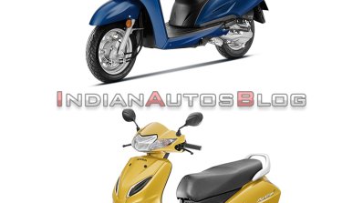 Honda Activa 6g Vs Honda Activa 5g Front Three Qua