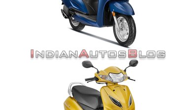 Honda Activa 6g Vs Honda Activa 5g Front Three Qua