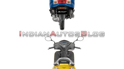 Honda Activa 6g Vs Honda Activa 5g Rear Profile