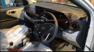 Hyundai Aura Interior Spied