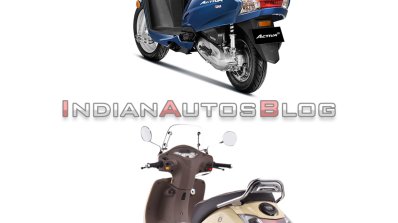 Honda Activa 6g Vs Tvs Jupiter Classic Rear Three