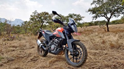 Ktm 390 Adventure Review Stills Right Front Quarte