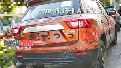 New Maruti Brezza Petrol Shvs Facelift Spied Launc