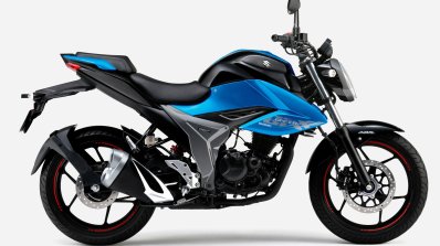 Japanese Spec Suzuki Gixxer 150 Black Blue Right S