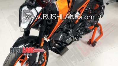 Bs Vi Ktm 200 Duke Spied Left Front Quarter
