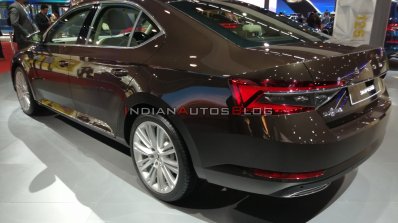 2020 Skoda Superb Facelift Rear Three Quarters Aut