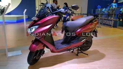 Bs Vi Suzuki Burgman Street Red Auto Expo 2020 Lef