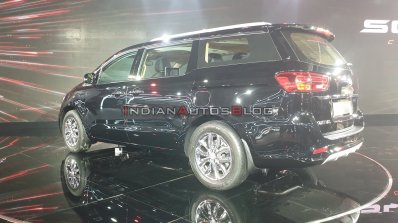 Kia Carnival Rear Three Quarters Auto Expo 2020