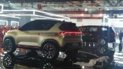 Kia Sonet Concept Rear Three Quarters Auto Expo 20