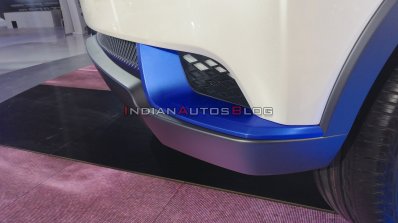 Mahindra E Xuv300 Concept Blue Highlight Auto Expo