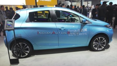 Renault Zoe Ev Right Side At Auto Expo 2020