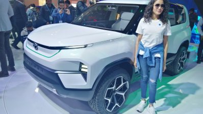 Tata Sierra Concept Front Three Quarters Close Vie