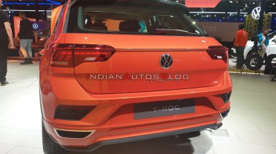 Vw T Roc Rear Auto Expo 2020