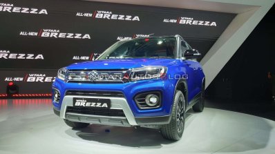 2020 Maruti Vitara Brezza Facelift Front Three Qua