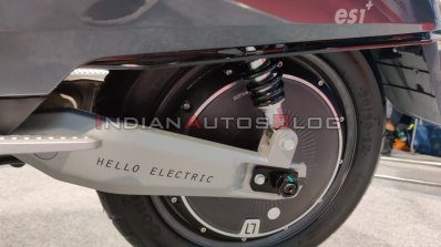 Bird Es1 Electric Scooter Auto Expo 2020 Rear Whee