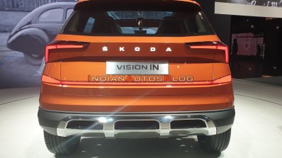 Skoda Vision In Suv Rear Auto Expo 2020