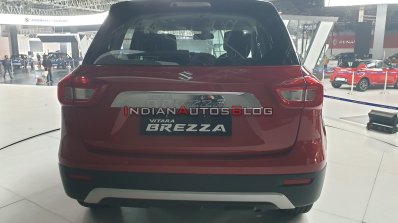 2020 Maruti Vitara Brezza Facelift Red Black Rear