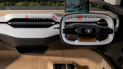Tata Sierra Ev Concept Dashboard Driver Side